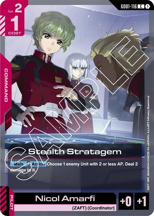 Image for Stealth Stratagem - Gundam Card Game