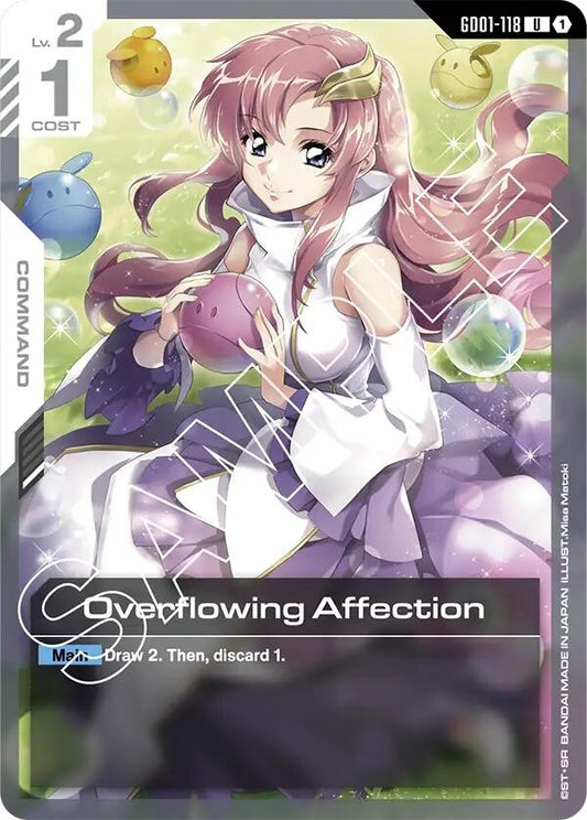 Image for Overflowing Affection - Gundam Card Game