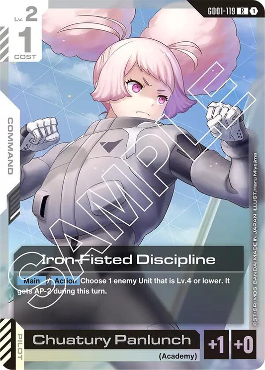 Image for Iron-Fisted Discipline - Gundam Card Game