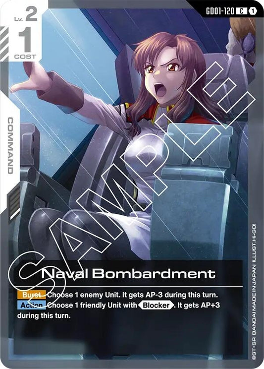 Image for Naval Bombardment - Gundam Card Game