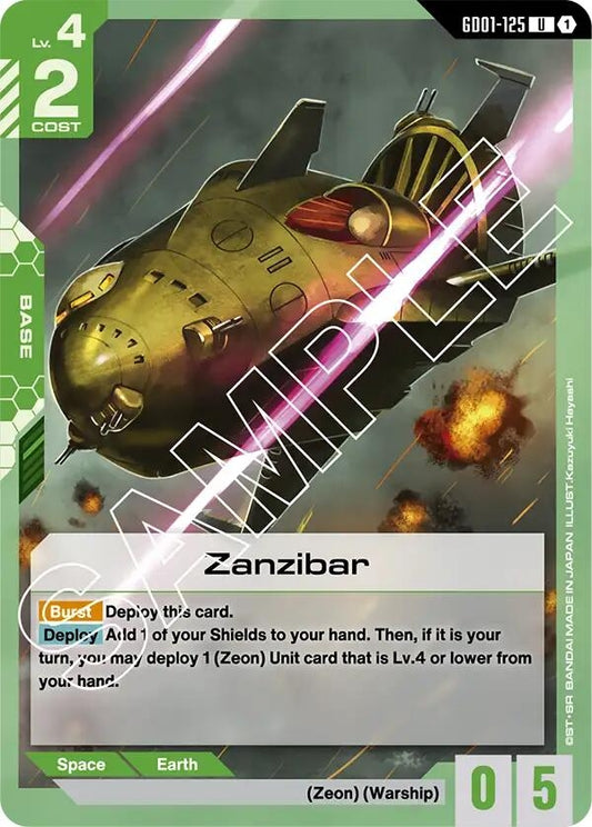 Image for Zanzibar - Gundam Card Game