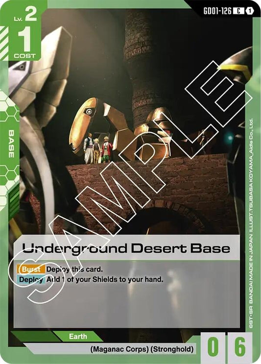 Image for Underground Desert Base - Gundam Card Game