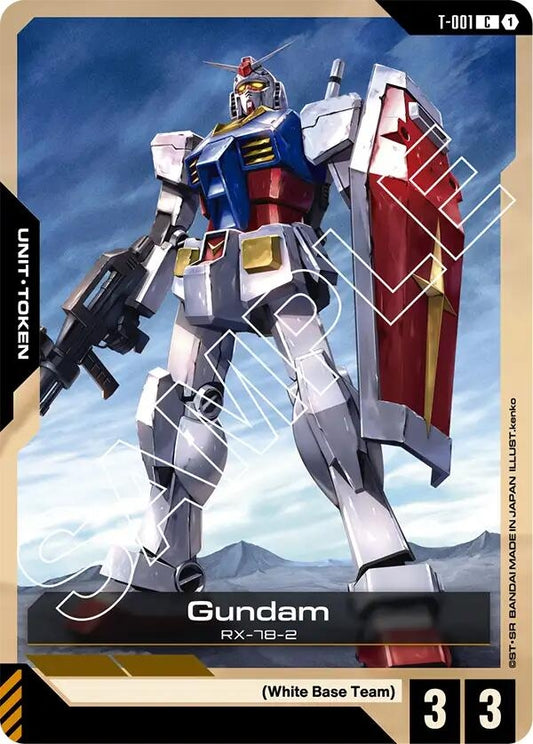 Image for Gundam (T-001) Token - Gundam Card Game