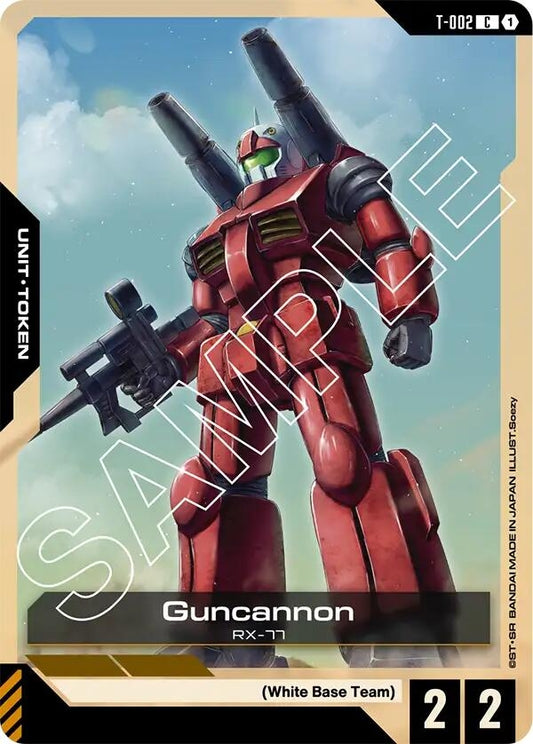 Image for Guncannon (T-002) Token - Gundam Card Game