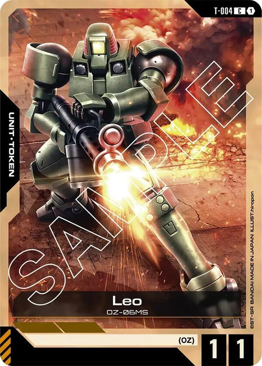 Image for Leo (T-004) Token - Gundam Card Game