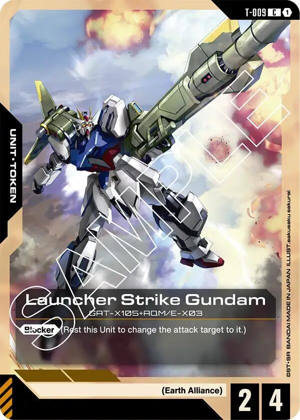 Image for Launcher Strike Gundam (T-009) Token - Gundam Card Game