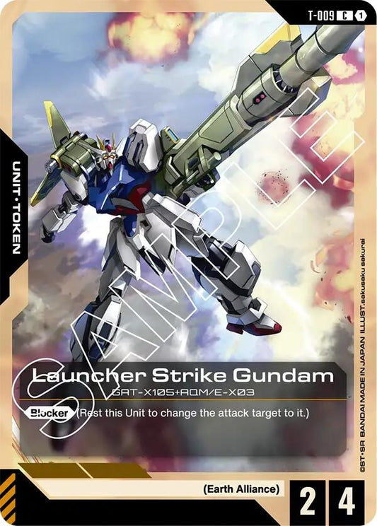 Image for Launcher Strike Gundam (T-009) Token - Gundam Card Game