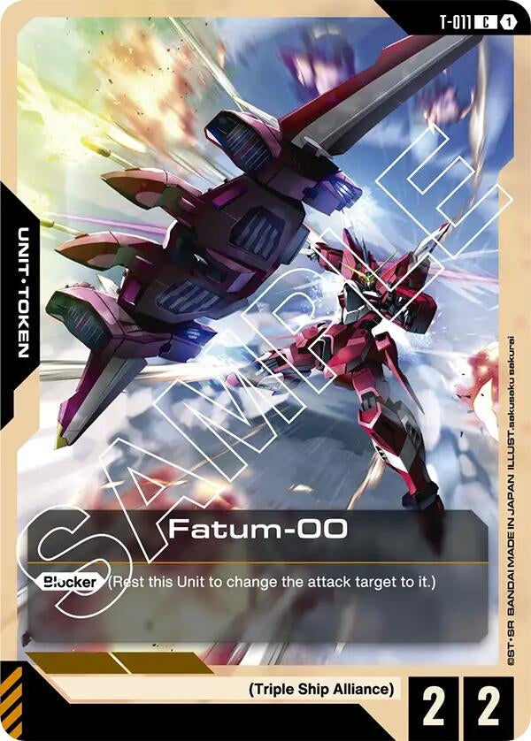 Image for Fatum-00 (T-011) Token - Gundam Card Game