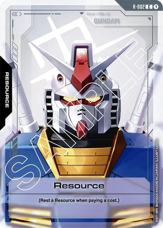 Image for Resource (R-002) - Gundam Card Game