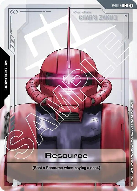 Image for Resource (R-005) - Gundam Card Game