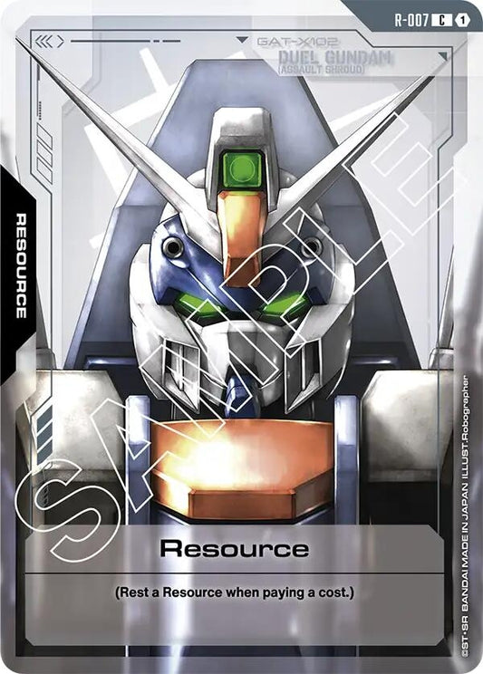 Image for Resource (R-007) - Gundam Card Game