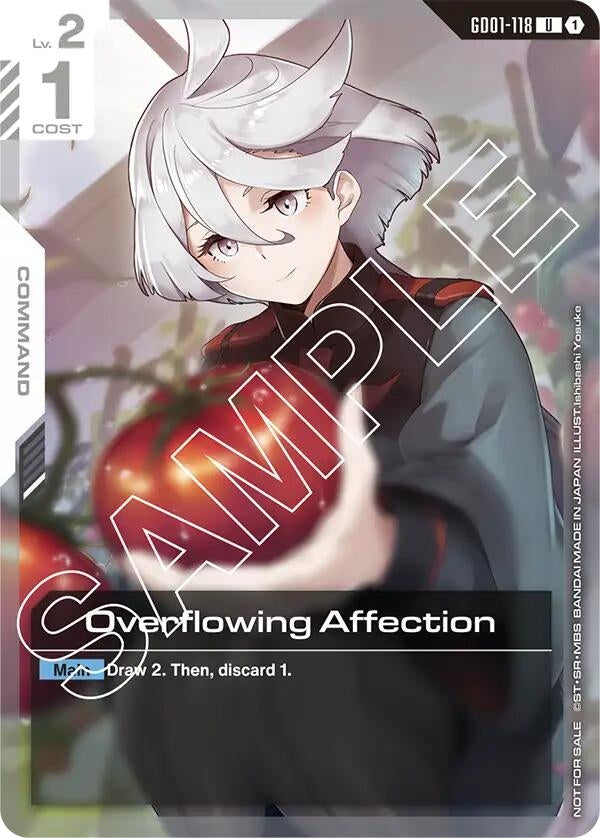 Image for Overflowing Affection (Newtype Challenge 2025 Mission 1) - Gundam Card Game