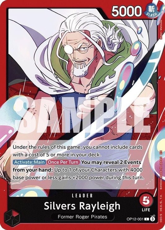 Image for Silvers Rayleigh - One Piece Card Game