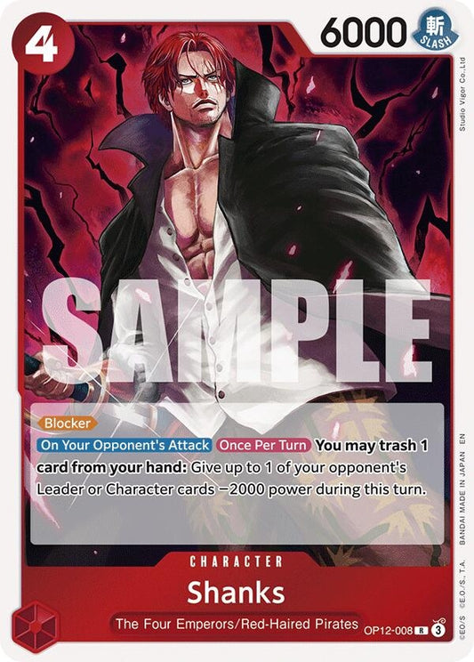 Image for Shanks (008) - One Piece Card Game
