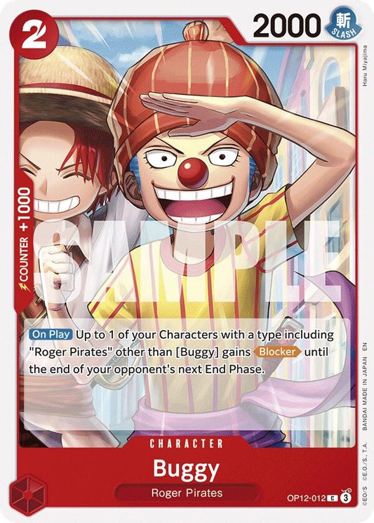 Image for Buggy (012) - One Piece Card Game