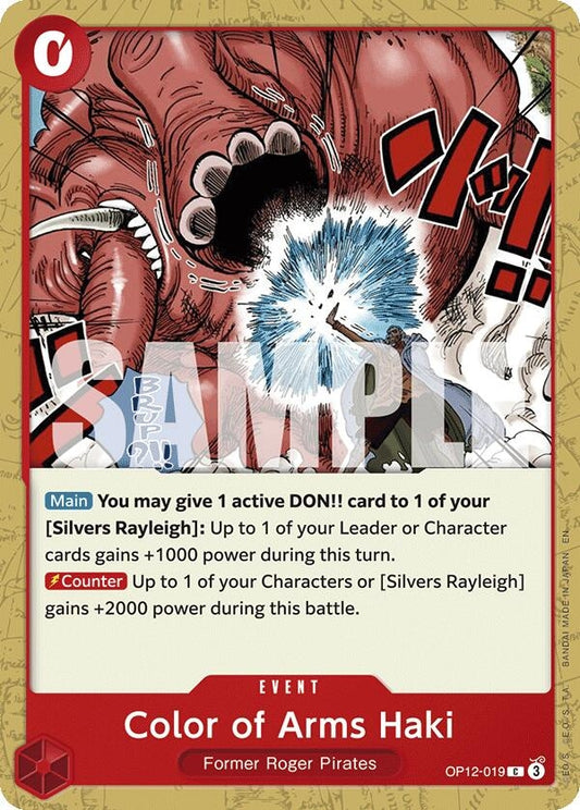 Image for Color of Arms Haki - One Piece Card Game