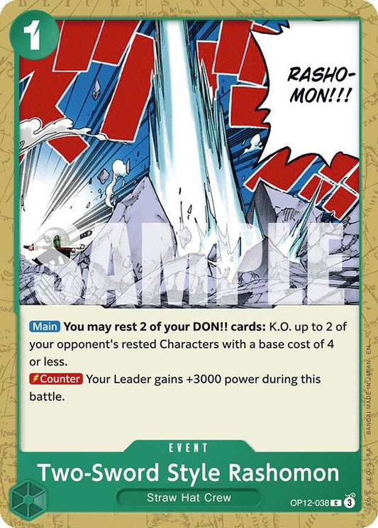 Image for Two-Sword Style Rashomon - One Piece Card Game