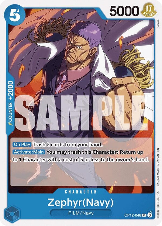 Image for Zephyr(Navy) - One Piece Card Game