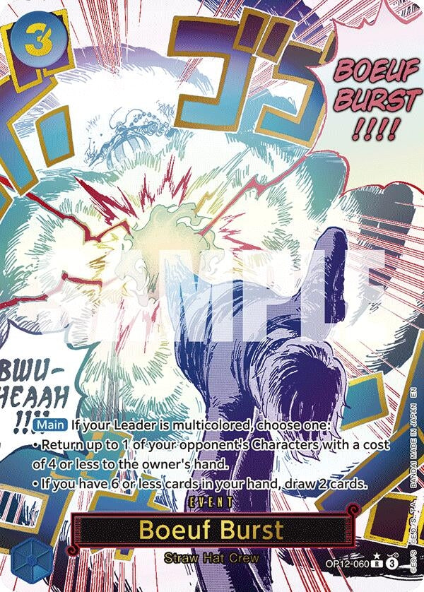 Image for Boeuf Burst (Alternate Art) - One Piece Card Game