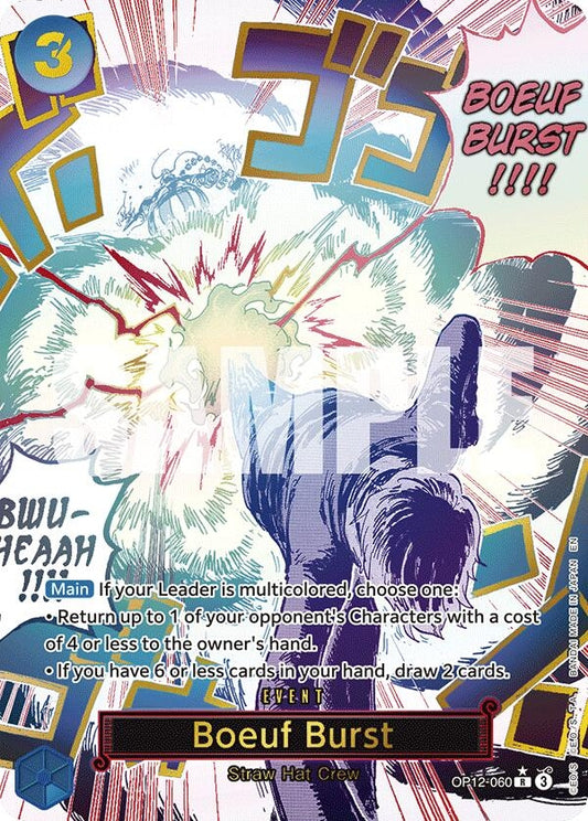 Image for Boeuf Burst (Alternate Art) - One Piece Card Game