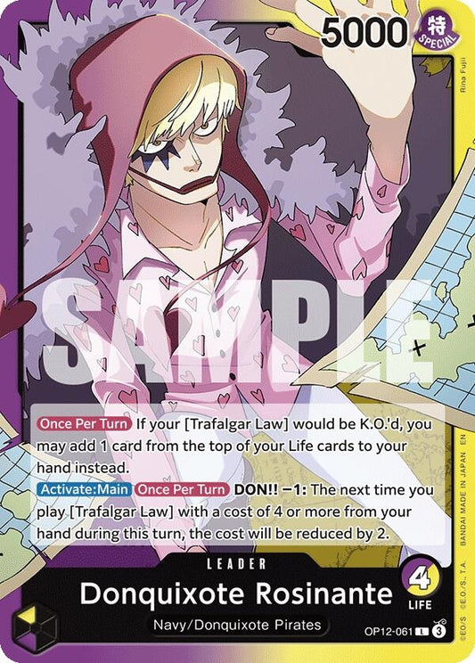 Image for Donquixote Rosinante (061) - One Piece Card Game