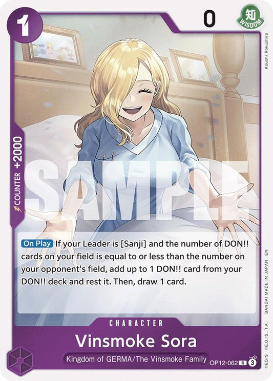 Image for Vinsmoke Sora - One Piece Card Game