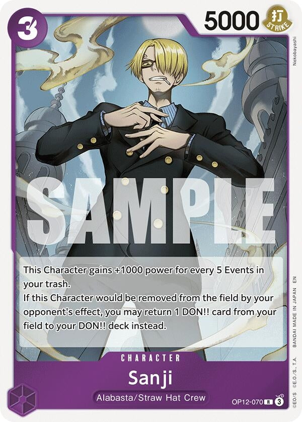 Image for Sanji (070) - One Piece Card Game