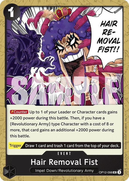 Image for Hair Removal Fist - One Piece Card Game