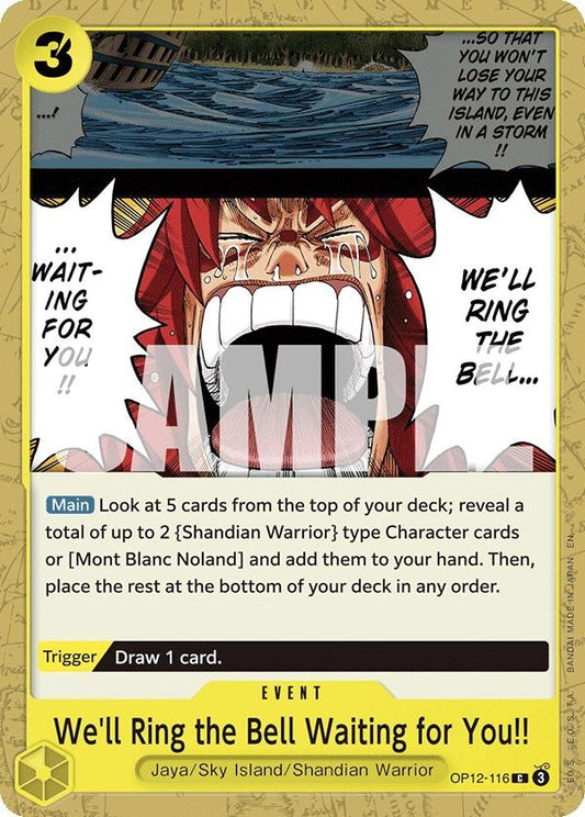 Image for We'll Ring the Bell Waiting for You!! - One Piece Card Game