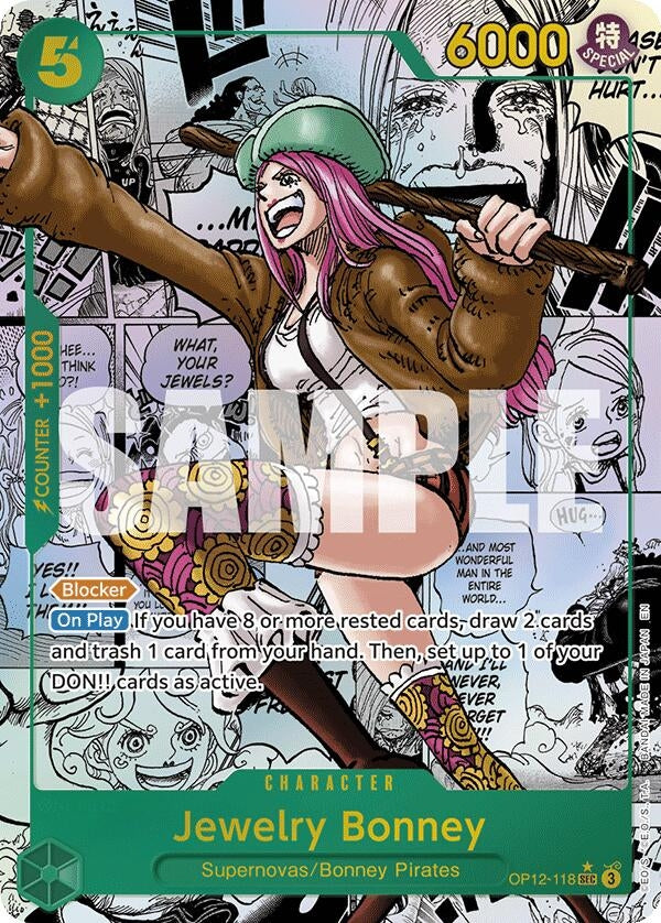 Image for Jewelry Bonney (118) (Manga) - One Piece Card Game