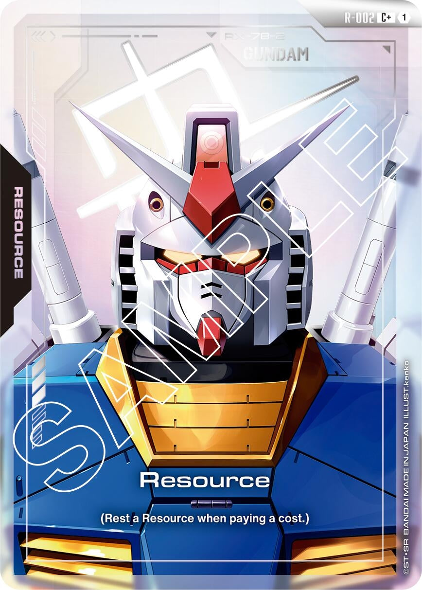Image for Resource (R-002) (C+) - Gundam Card Game