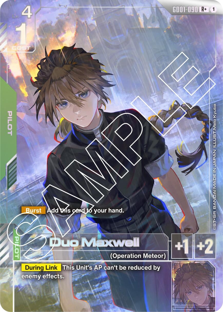 Image for Duo Maxwell (R+) - Gundam Card Game