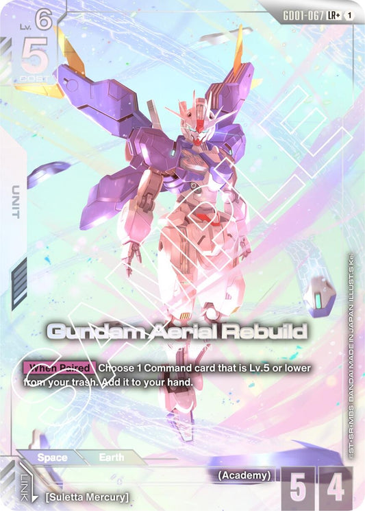 Image for Gundam Aerial Rebuild (LR+) - Gundam Card Game