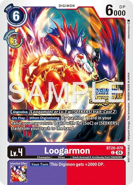Image for Loogarmon (Regionals 25-26 Season 2 Champion) - Digimon Card Game