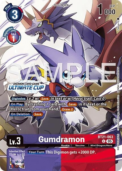 Image for Gumdramon (Ultimate Cup 25-26 Season 2) - Digimon Card Game