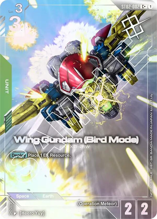 Image for Wing Gundam (Bird Mode) (Store Tournament Winner Pack 01) - Gundam Card Game