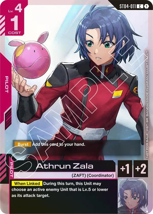 Image for Athrun Zala (Store Tournament Participant Pack 01) - Gundam Card Game