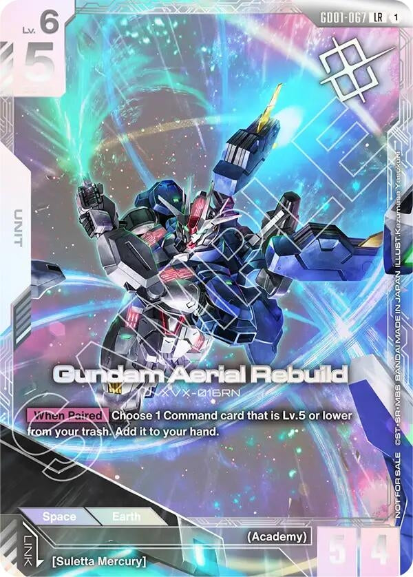 Image for Gundam Aerial Rebuild (Newtype Challenge 2025 Mission1) - Gundam Card Game