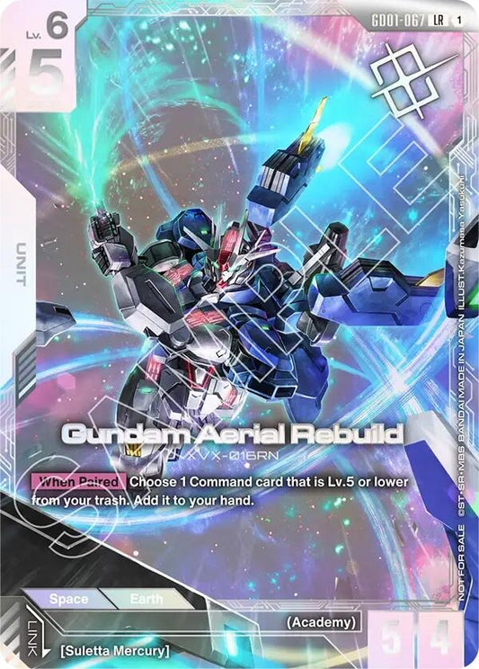 Image for Gundam Aerial Rebuild (Newtype Challenge 2025 Mission1) - Gundam Card Game