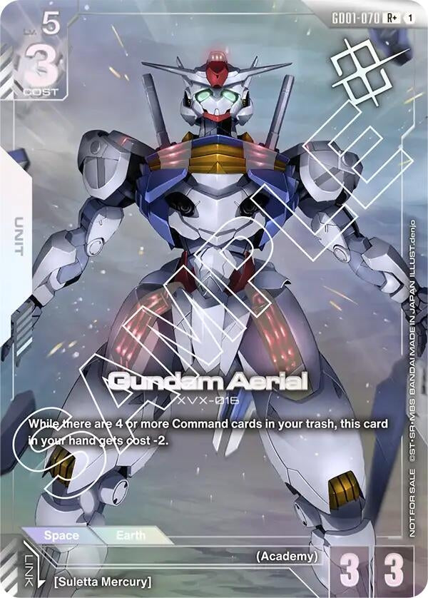 Image for Gundam Aerial (Store Tournament Winner Pack 01) - Gundam Card Game