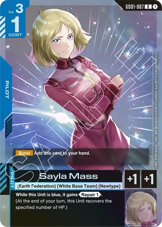 Image for Sayla Mass (Store Tournament Participant Pack 01) - Gundam Card Game