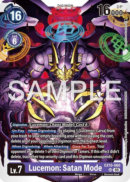 Image for Lucemon: Satan Mode - Digimon Card Game