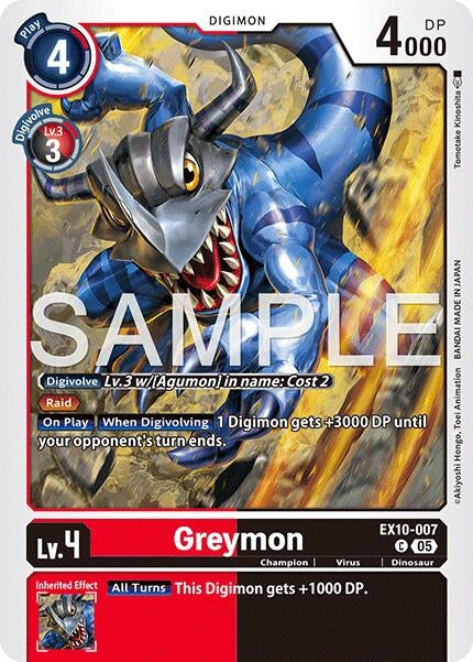 Image for Greymon - Digimon Card Game