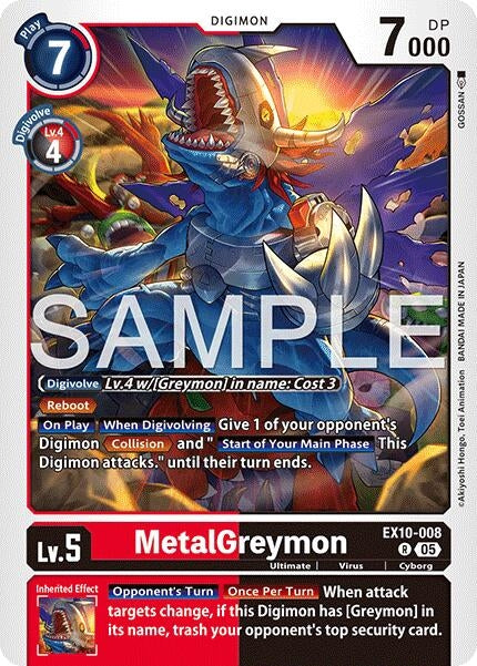 Image for MetalGreymon - Digimon Card Game