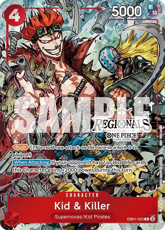 Image for Kid & Killer (Offline Regional Participation Pack 2025 Vol.2) - One Piece Card Game
