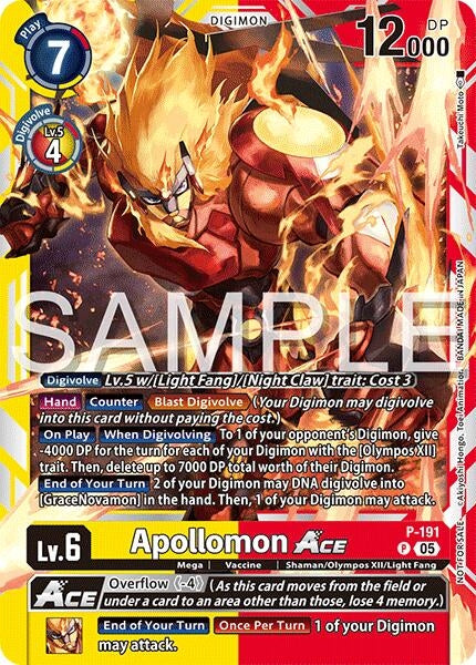 Image for Apollomon ACE (Time Stranger Demo Deck) - Digimon Card Game
