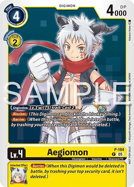 Image for Aegiomon (Time Stranger Demo Deck) - Digimon Card Game