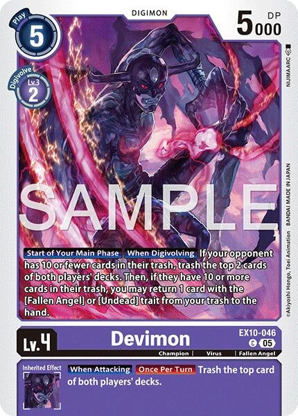 Image for Devimon - Digimon Card Game