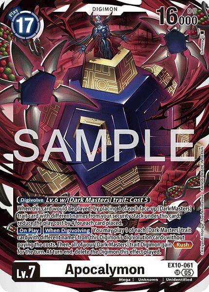 Image for Apocalymon - Digimon Card Game
