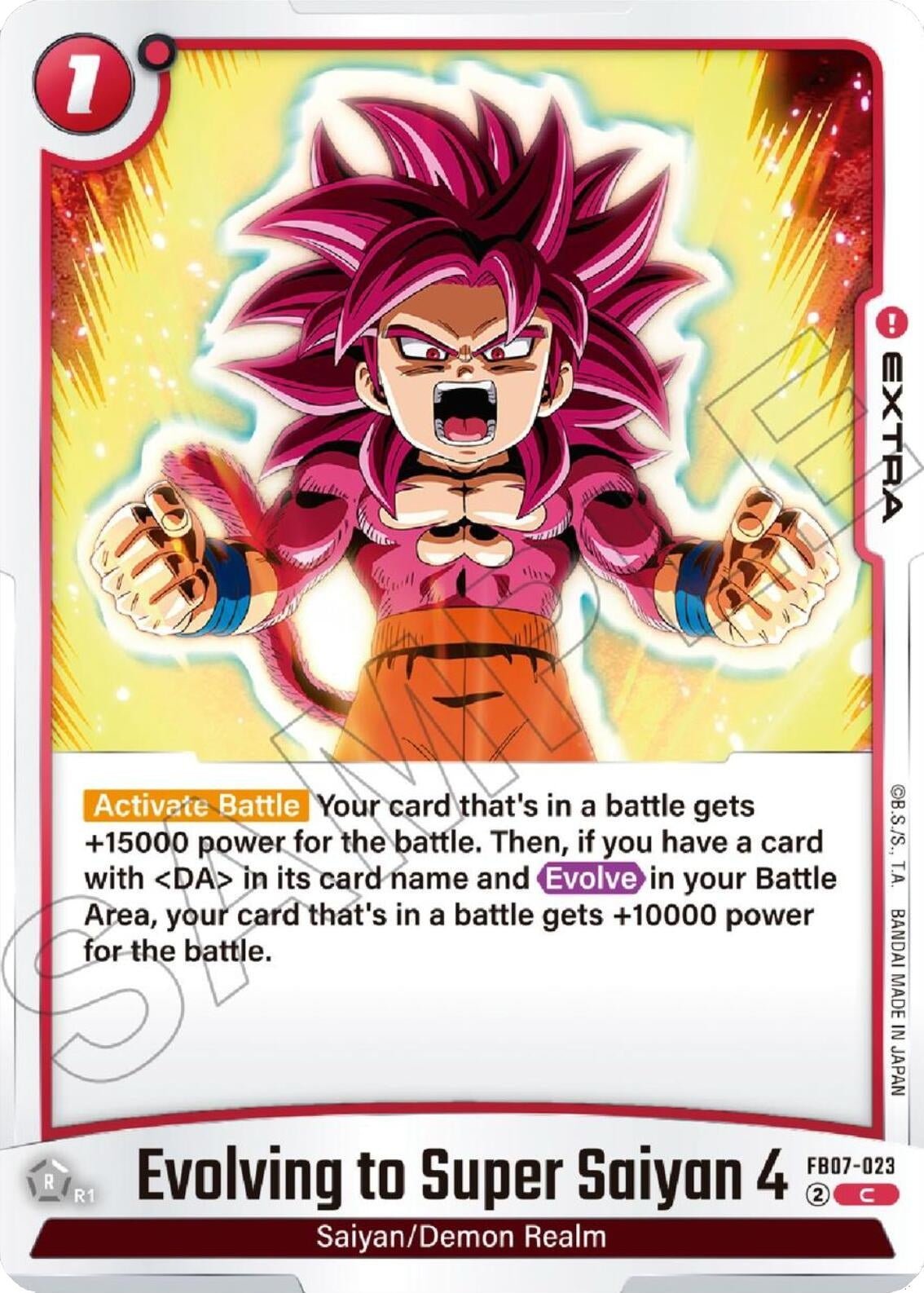 Image for Evolving to Super Saiyan 4 - Dragon Ball Super: Fusion World